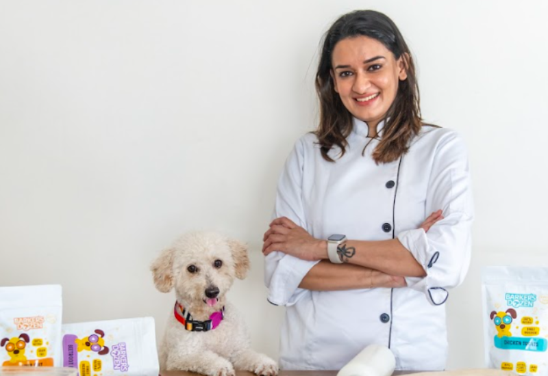 Dog birthday cake recipe by Chef Akanksha Arora from Barker's Dozen Pet Bakery