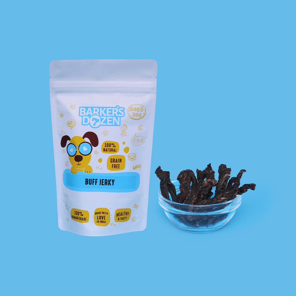 Lean Buffalo Meat Jerky for Dogs High Protein Hypoallergenic