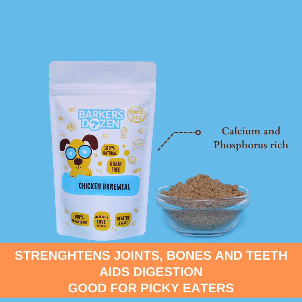 chicken bonemeal powder natural calcium and phosphorus supplement for dogs