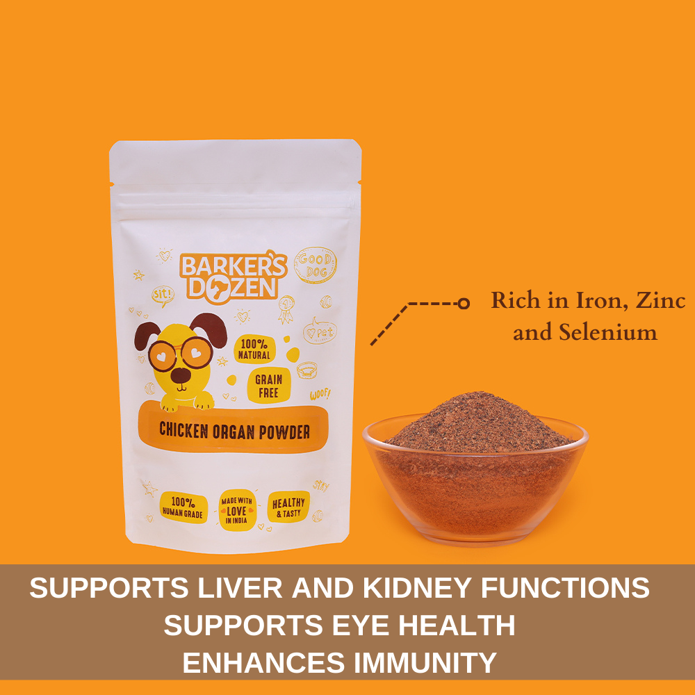 chicken organ powder natural nutrient supplement for dogs
