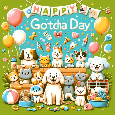 Barker's Dozen gotcha day gift card