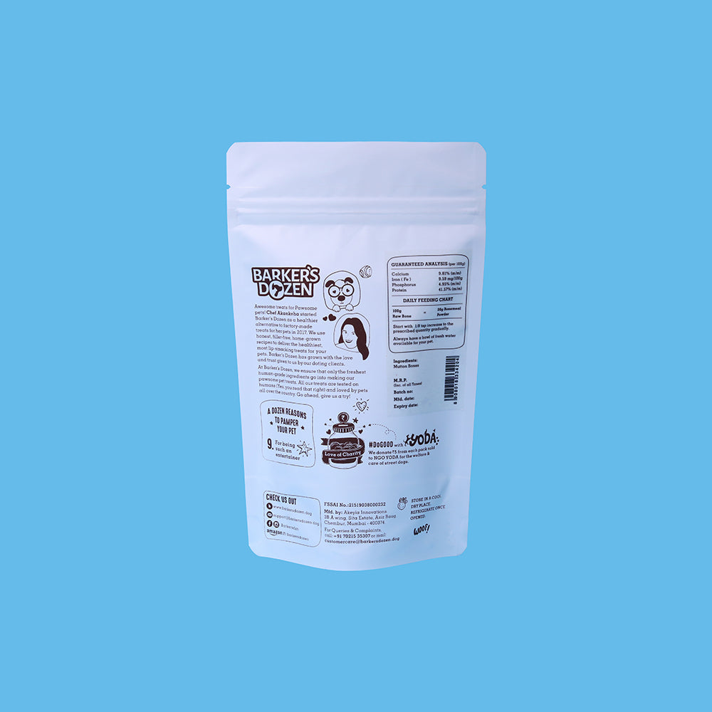 mutton bonemeal powder back of pack