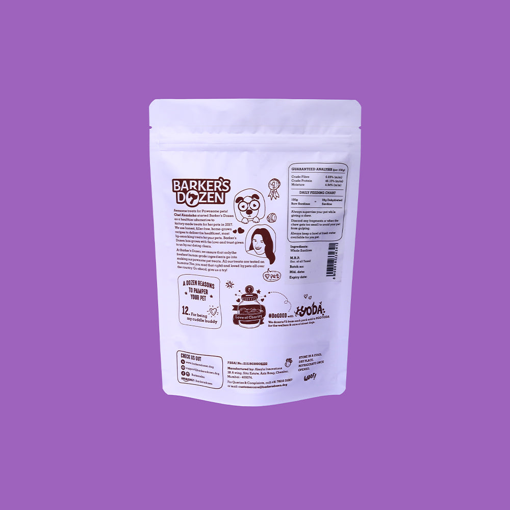 Whole Sardines Dehydrated (Pack of 4)