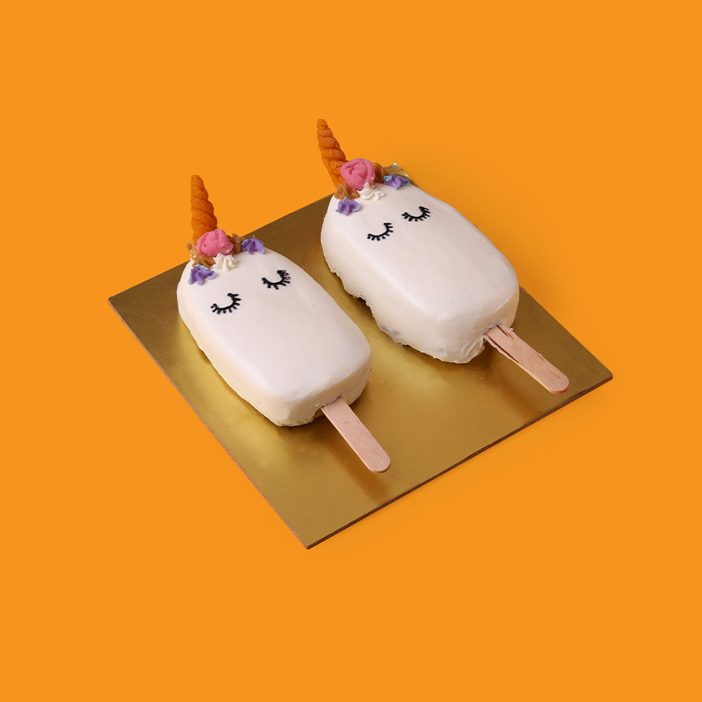 unicorn design cake for dog birthdays